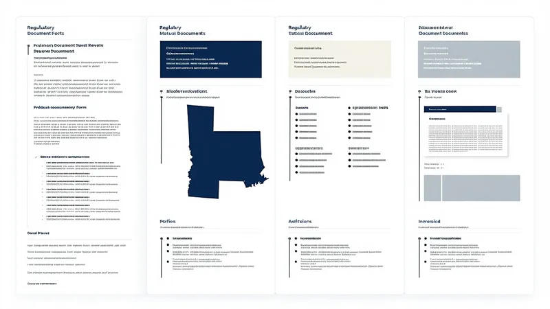 Regulatory filing interface and document workflow visualization for NAIC State Based Systems