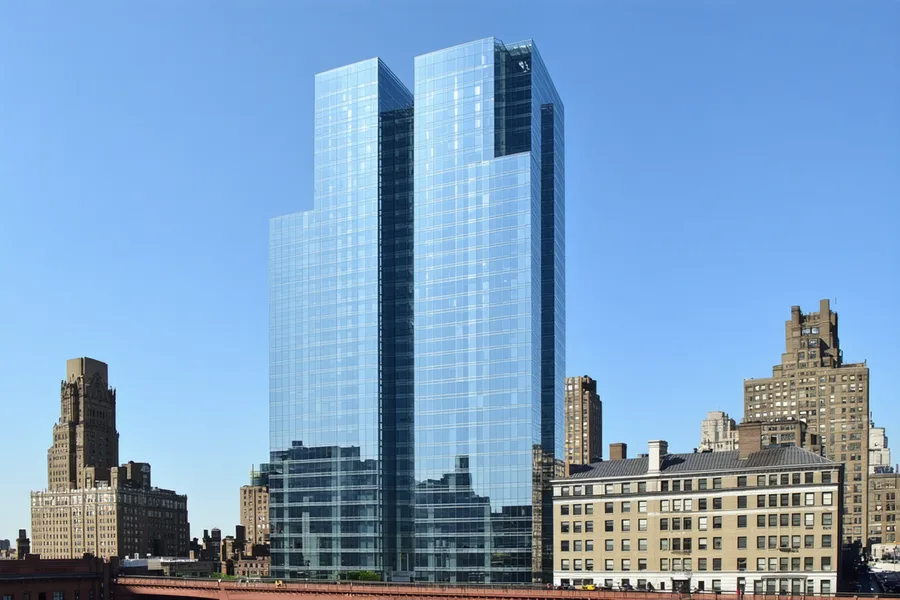 Midtown Manhattan office building exterior, Park Avenue, New York City